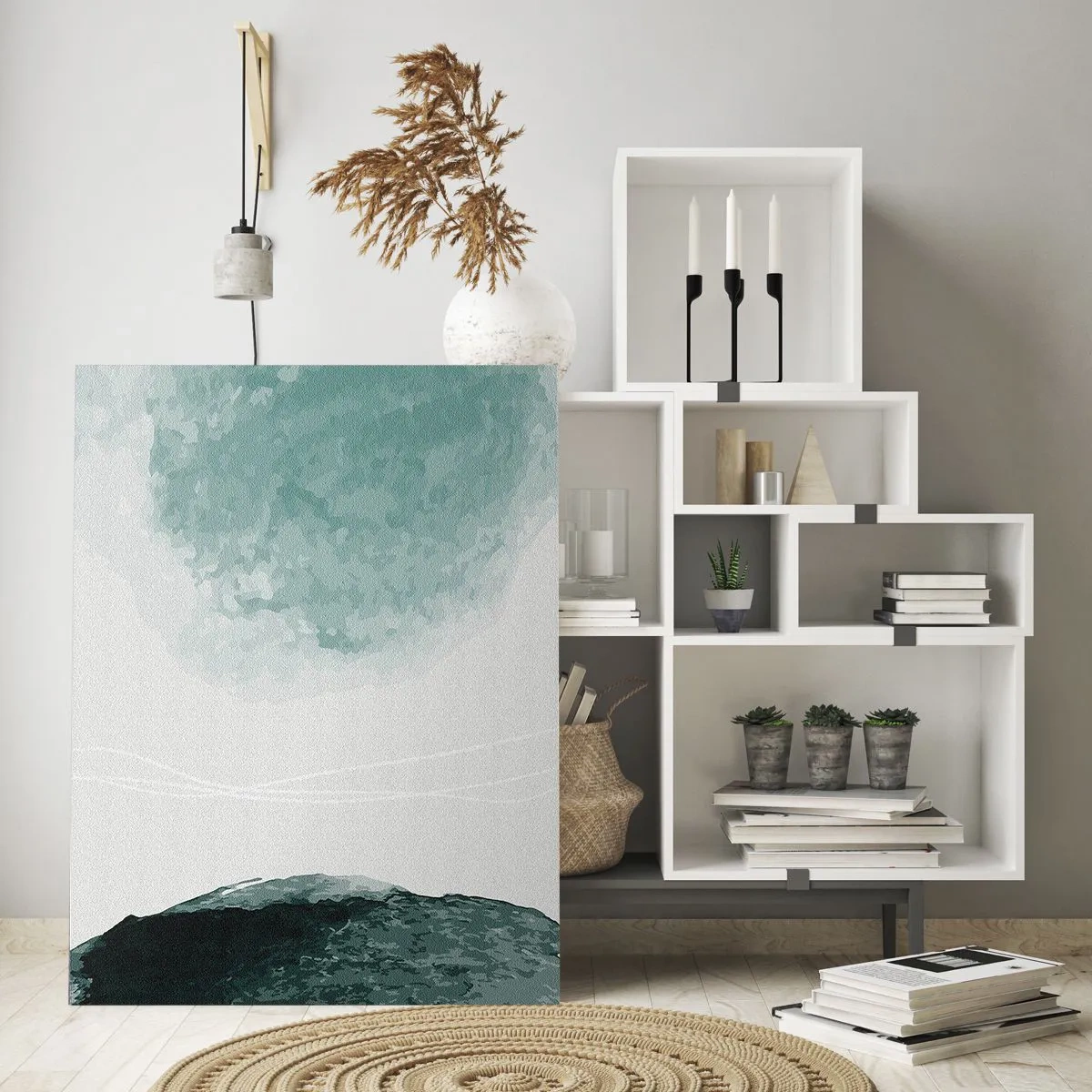 Üveg kép - Találkozás a köddel - 50x70 cm