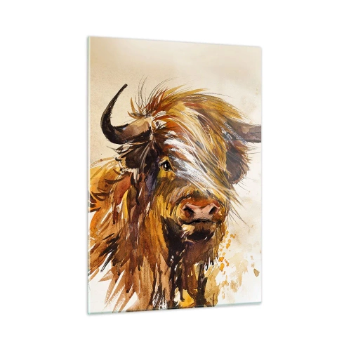 Üveg kép - A vadász büszkesége - 50x70 cm