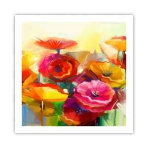 Poszter - Nem csak piros - 60x60 cm