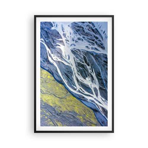 Poszter fehér keretben - A természet barlangrajzai - 61x91 cm