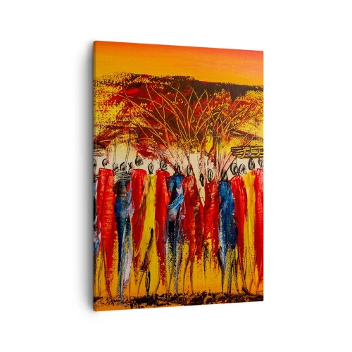 Vászonkép - Oda, oda, oda oda mennek - 50x70 cm