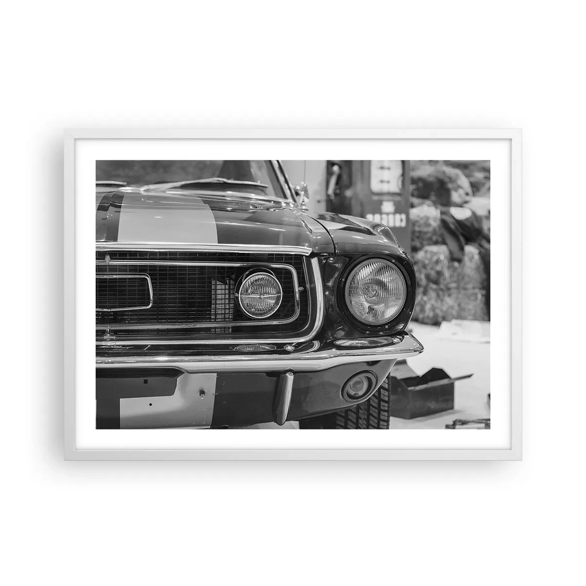 Poszter fekete keretben - Vad utazás - 70x50 cm