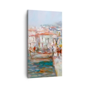 Vászonkép - Pasztell vakáció - 45x80 cm