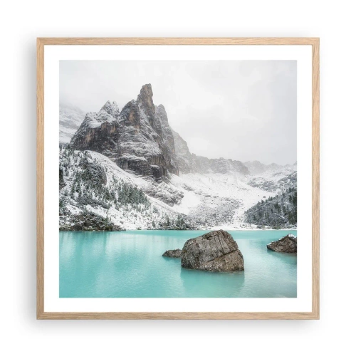 Poszter világos tölgy keretben - Őrségben - 60x60 cm