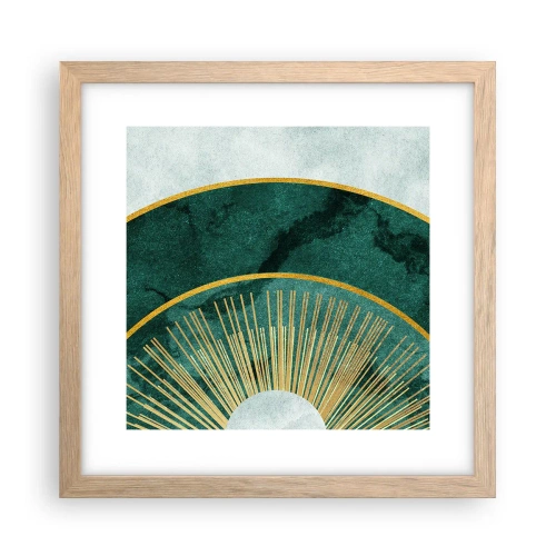 Poszter világos tölgy keretben - Egy másik naprendszer - 30x30 cm