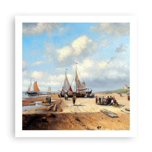 Poszter - Egy sikeres fogás után - 60x60 cm