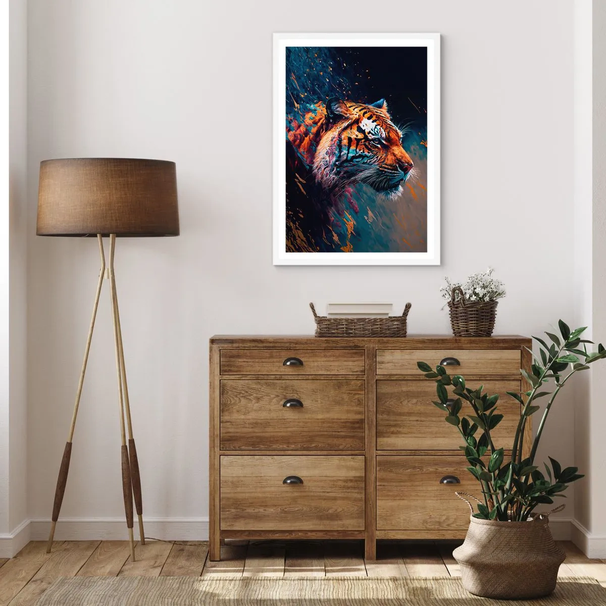 Poszter fekete keretben - Vad szépség - 70x100 cm