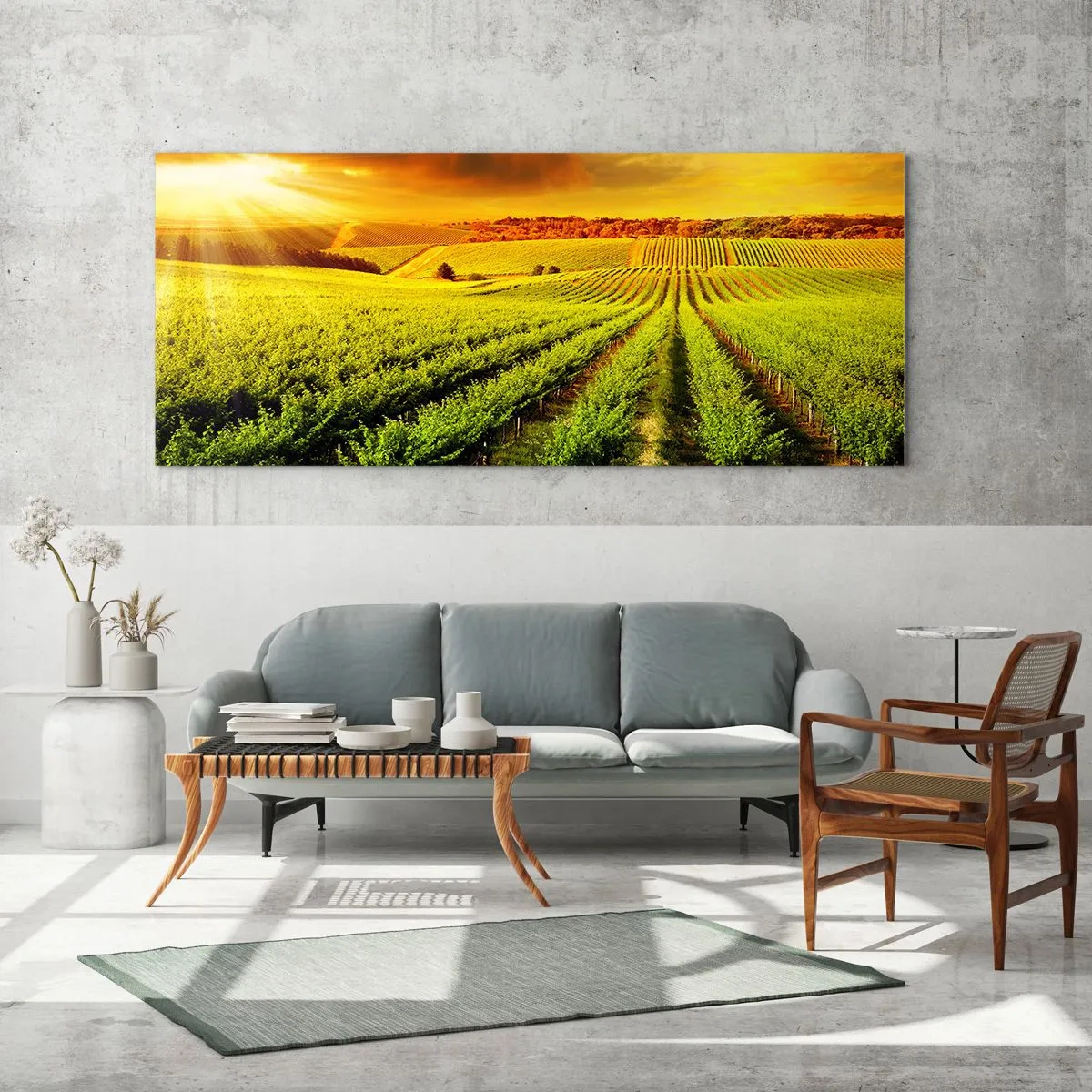 Üveg kép - Ausztrál nap alatt - 160x50 cm