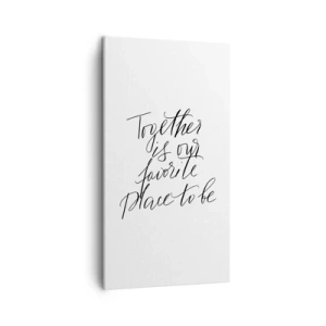 Vászonkép - Te is érzed? - 45x80 cm