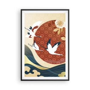 Poszter fehér keretben - Japán mese - 61x91 cm