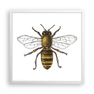 Poszter fekete keretben - Gyönyörű és jó - 50x50 cm