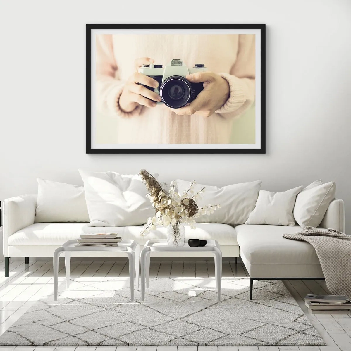 Poszter fehér keretben - Többet látni... - 91x61 cm