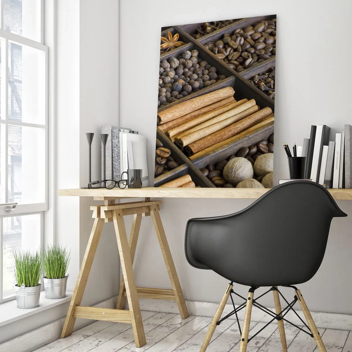 Üveg kép - Az aromák kincsesbányája - 50x70 cm