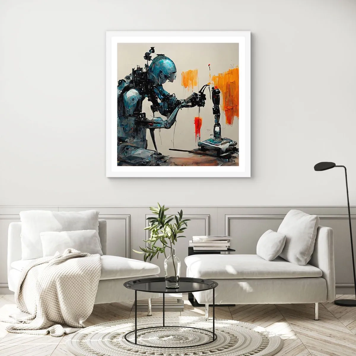 Poszter fekete keretben - Már holnap... - 50x50 cm