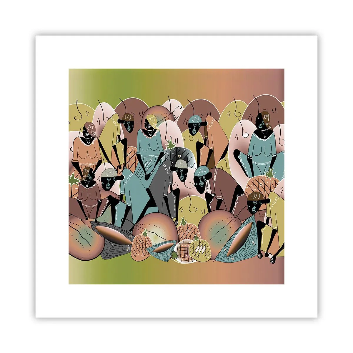 Poszter - Jön a nagy ünnep - 30x30 cm