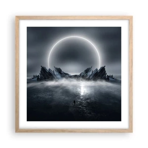 Poszter világos tölgy keretben - Egy történet fináléja - 50x50 cm