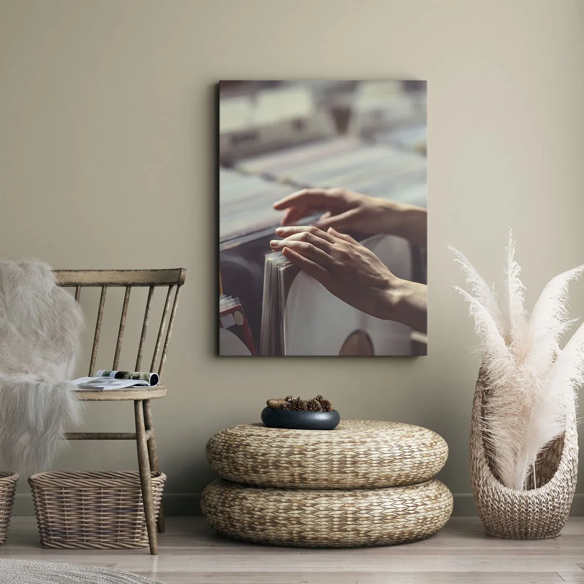 Vászonkép - Érzelmeket keresése - 70x100 cm