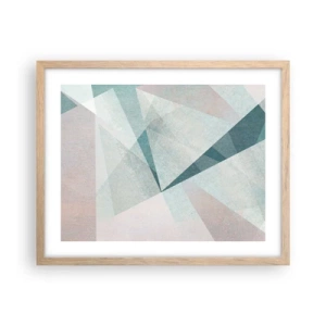 Poszter világos tölgy keretben - Nyugodtan, de dinamikusan - 50x40 cm