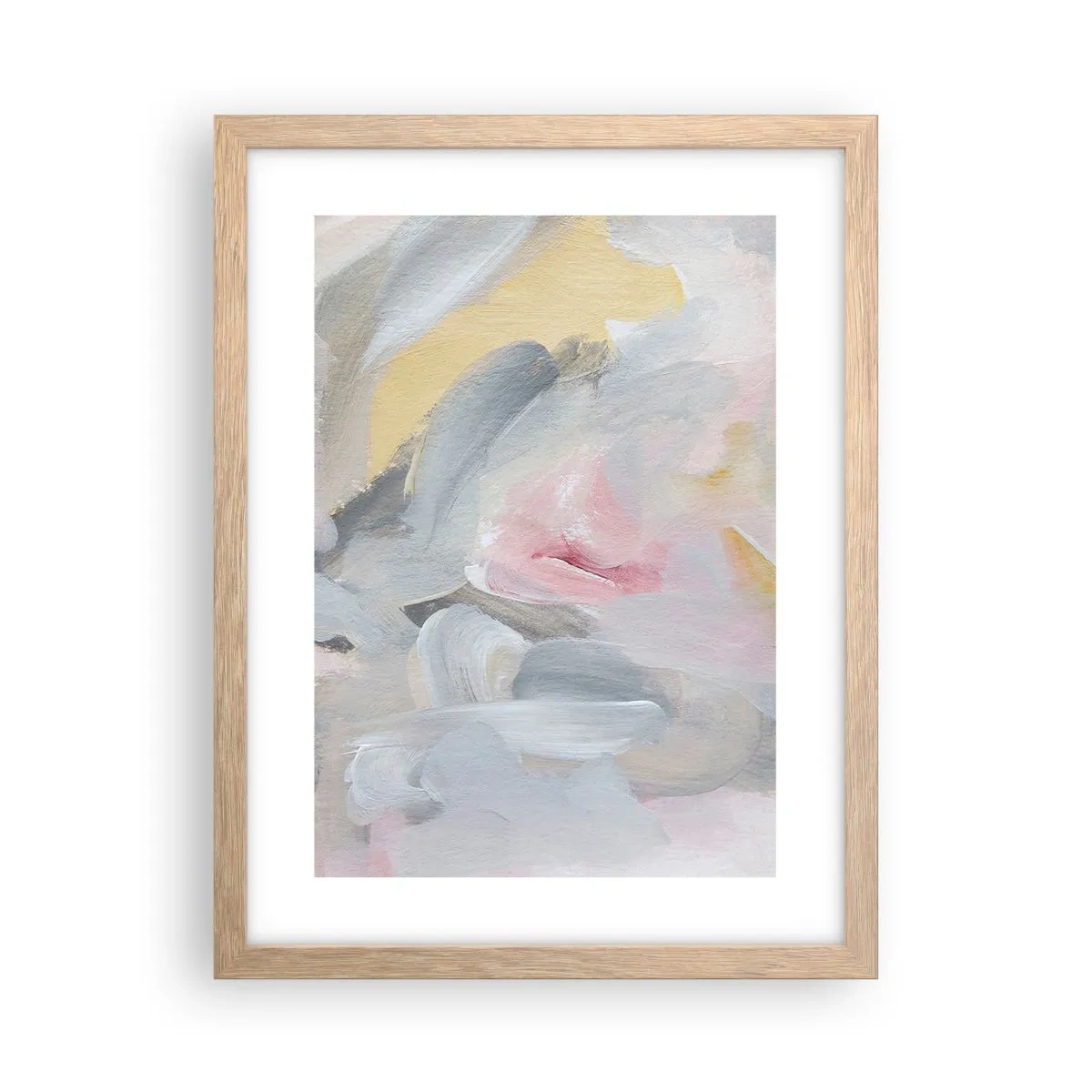 Poszter világos tölgy keretben - Egy pasztell világban - 30x40 cm