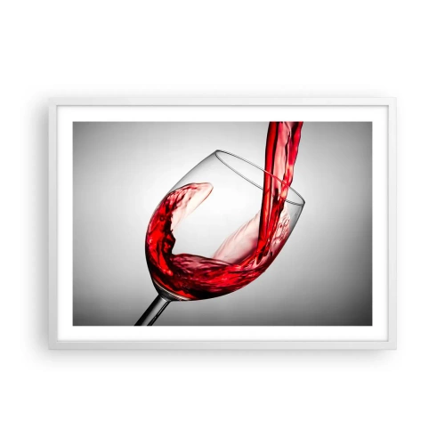 Poszter fekete keretben - Szín - mozgás - hang - 70x50 cm