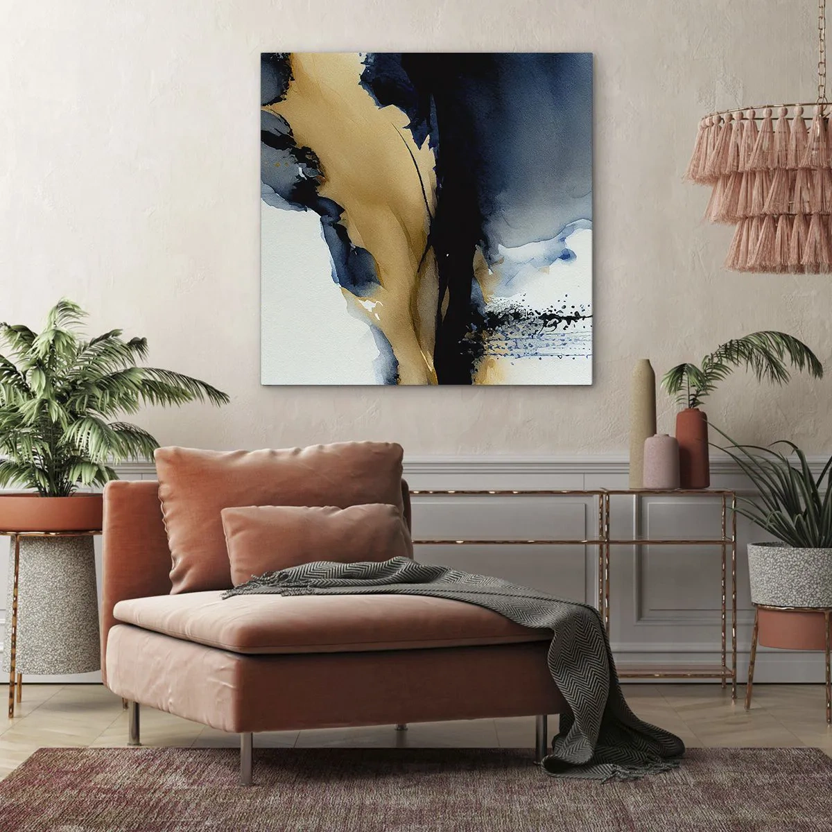 Vászonkép - A fátyol mögött - 50x50 cm