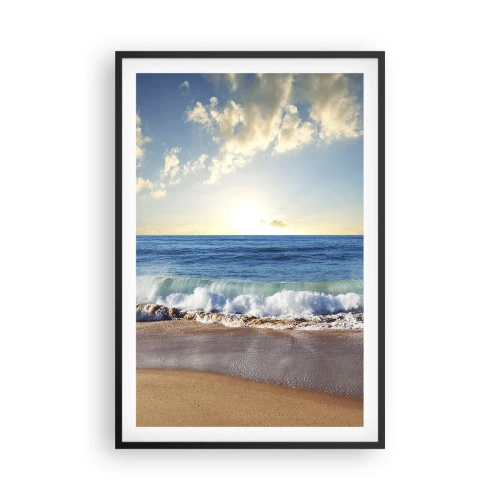 Poszter fehér keretben - Mozgás és nyugalom egyszerre - 61x91 cm