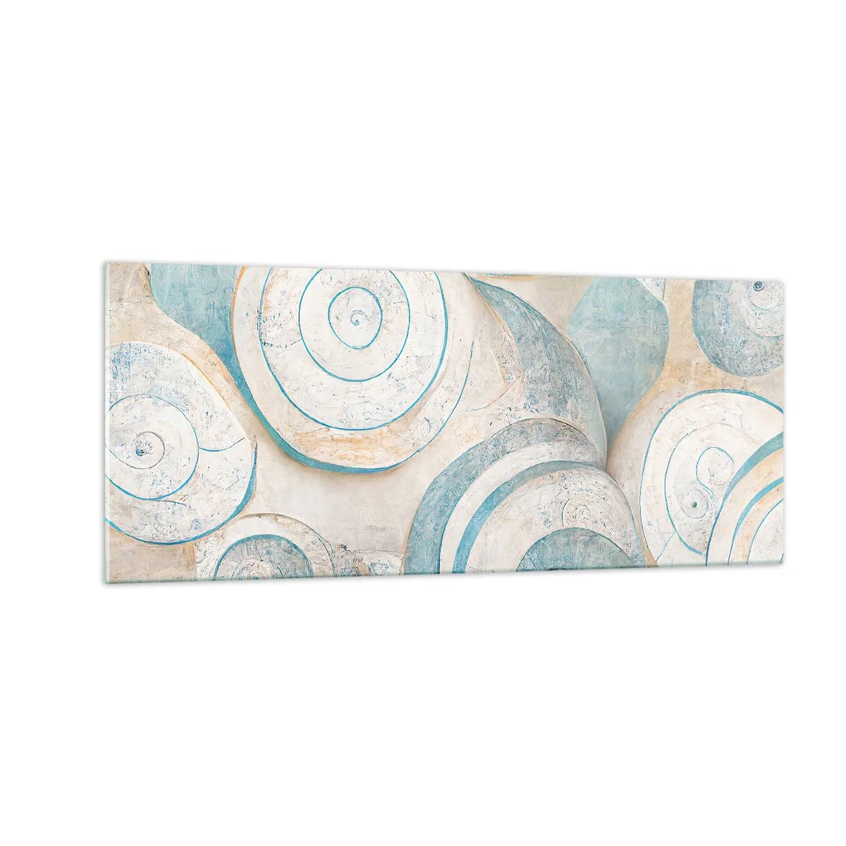 Üveg kép - Mit rejt a kagyló? - 100x40 cm