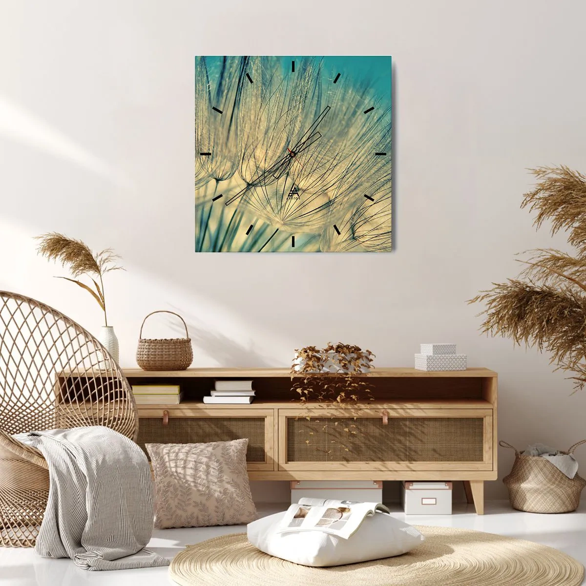 Falióra, Óra - A szélre várva - 30x30 cm