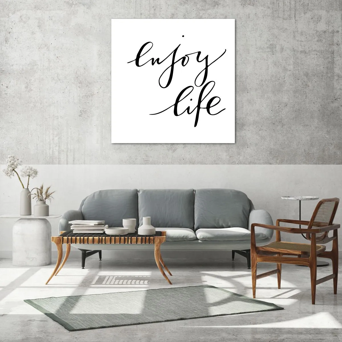 Üveg kép - Se több… - 70x70 cm
