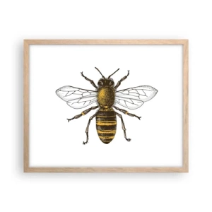 Poszter világos tölgy keretben - Gyönyörű és jó - 50x40 cm