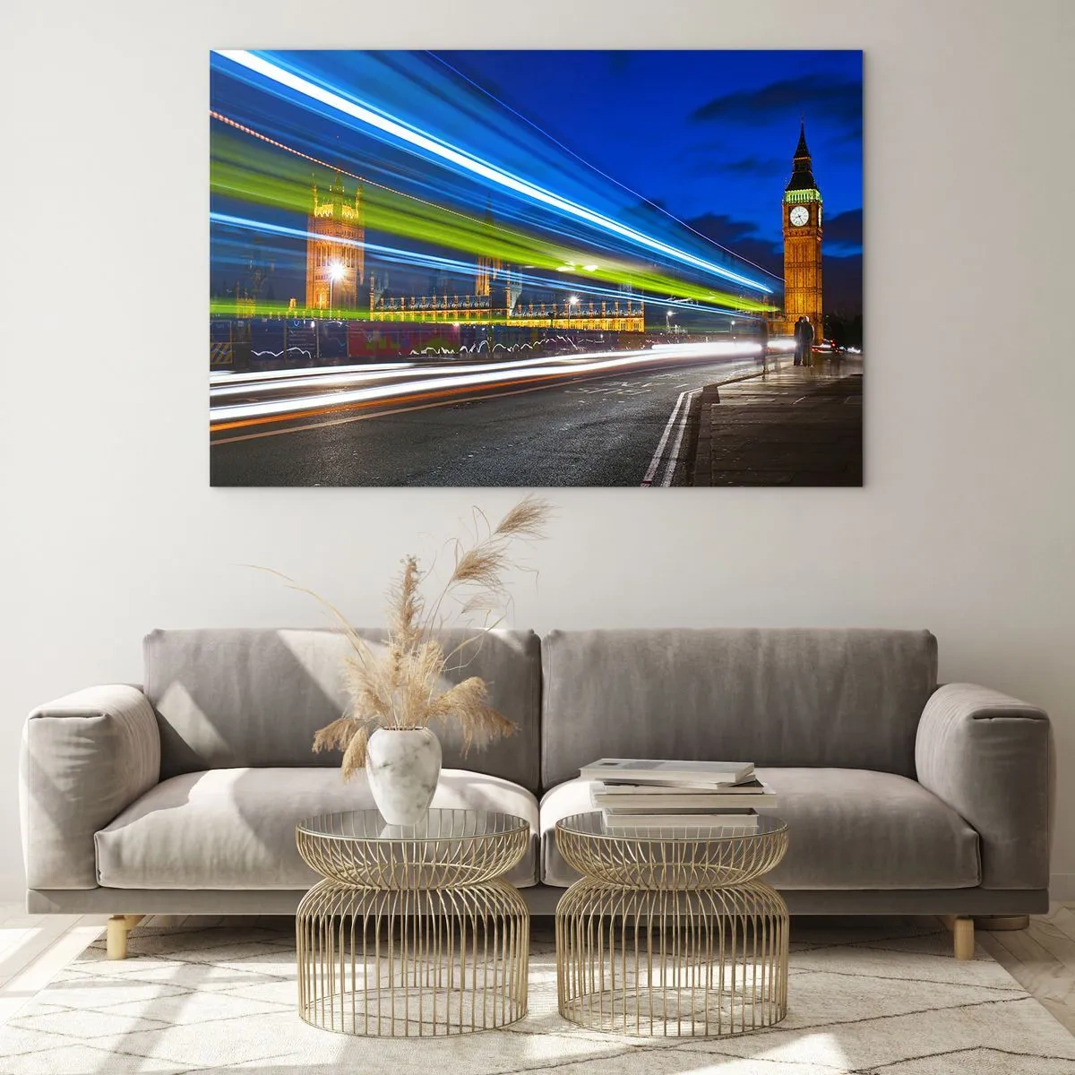 Üveg kép - Big Ben vigyázó szeme alatt - 120x80 cm