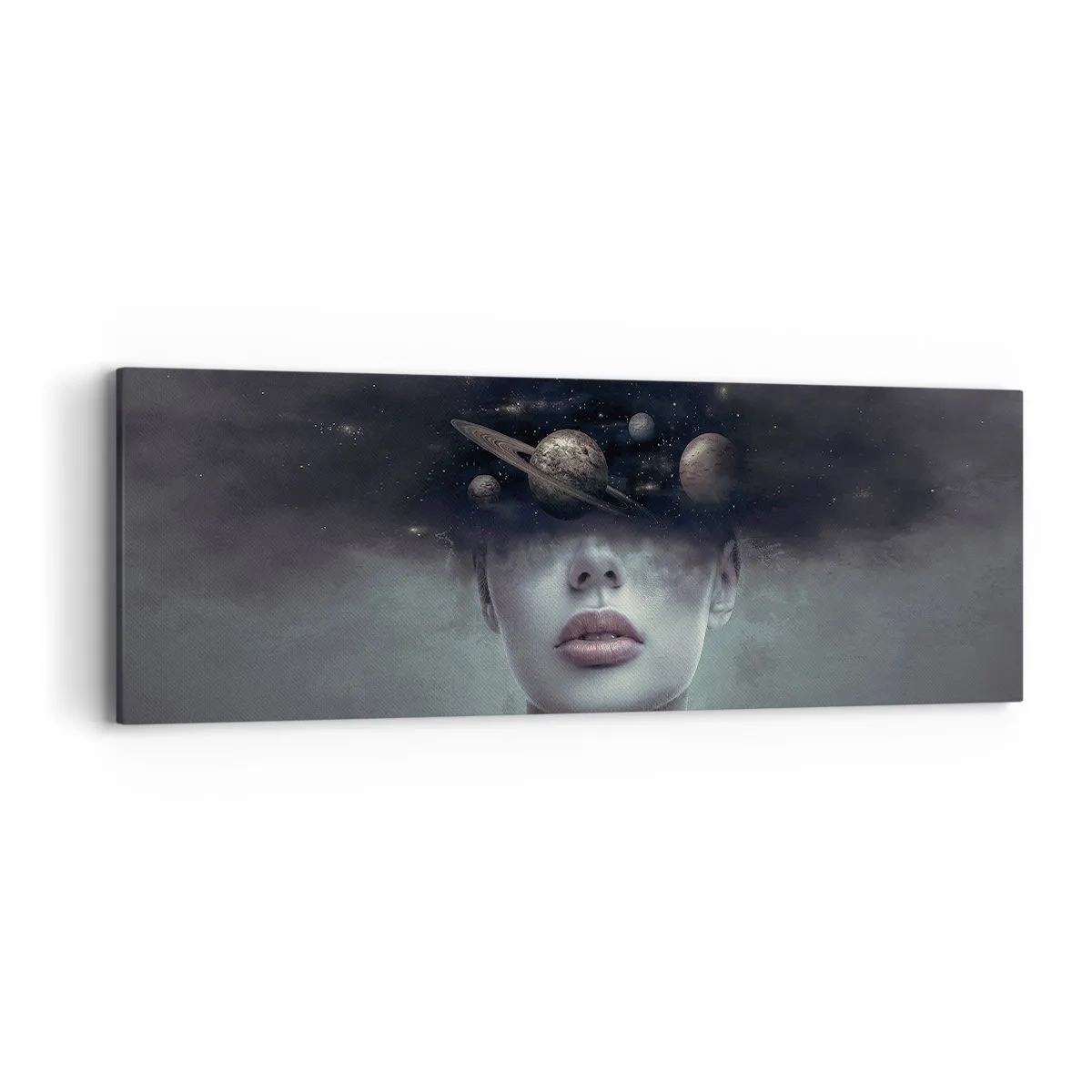 Vászonkép - És a bolygók megvadulnak... - 90x30 cm