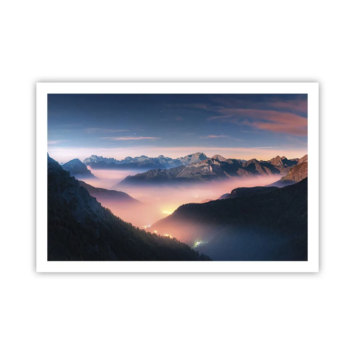 Poszter - Fény a völgyekben - 91x61 cm