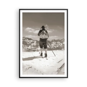 Poszter fehér keretben - És a hegyek ugyanazok - 70x100 cm