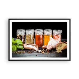 Poszter fehér keretben - Hogy az életnek legyen íze - 91x61 cm