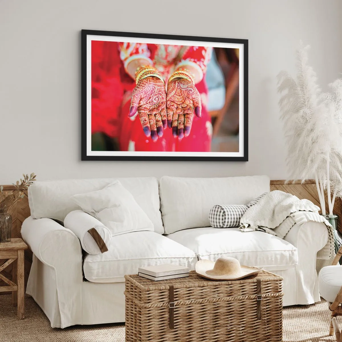 Poszter fehér keretben - Szerencsére elkészült - 50x40 cm