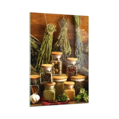 Üveg kép - Konyhai varázslatok - 50x70 cm