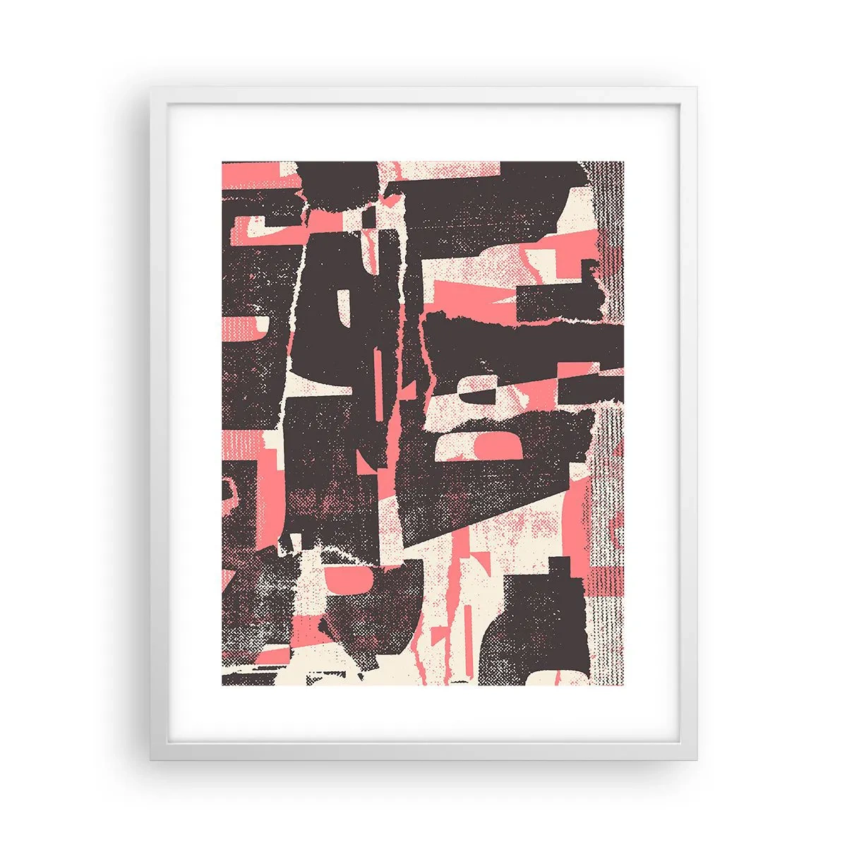 Poszter fekete keretben - Minden nyüzsgés és nyüzsgés - 40x50 cm