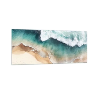 Üveg kép - Egy örök találkozás - 100x40 cm