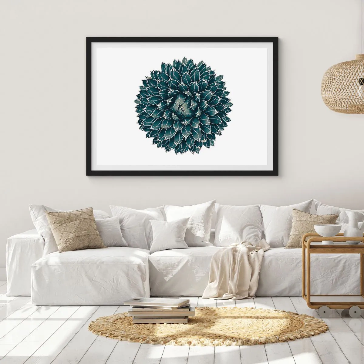 Poszter fehér keretben - A sivatag csillaga - 70x50 cm