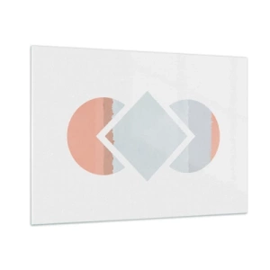 Üveg kép - A helyzet egyértelmű - 100x70 cm