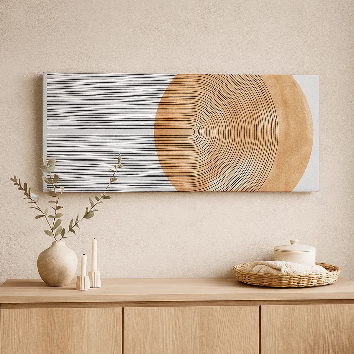 Vászonkép - Egy napsütéses kompozíció - 30x30 cm