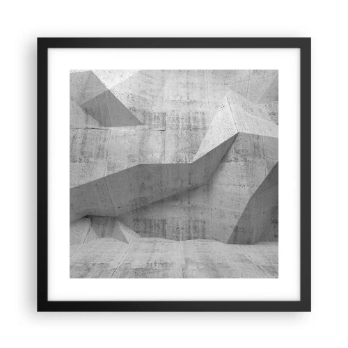 Poszter fehér keretben - Igazi kihívás - 40x40 cm