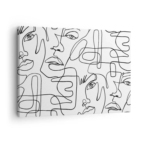 Vászonkép - Összegabalyodott érzelmekben - 70x50 cm
