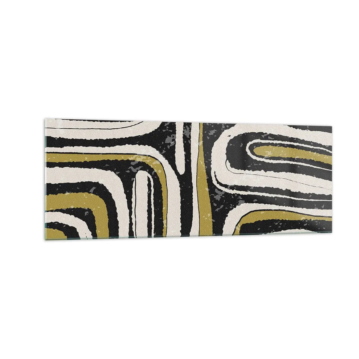 Üveg kép - Kompozíció: traktusok és sikátorok - 140x50 cm