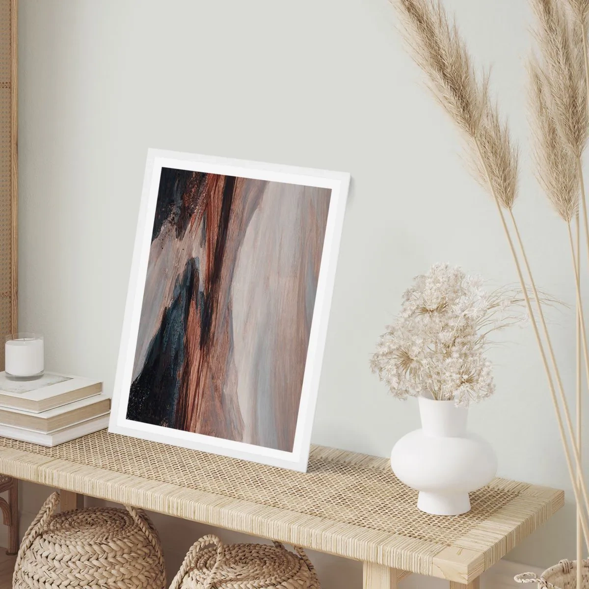 Poszter fekete keretben -  Békés völgy - 70x100 cm