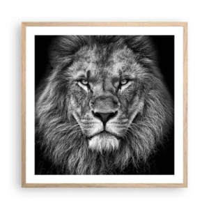 Poszter világos tölgy keretben - Őfelségi palástban - 60x60 cm