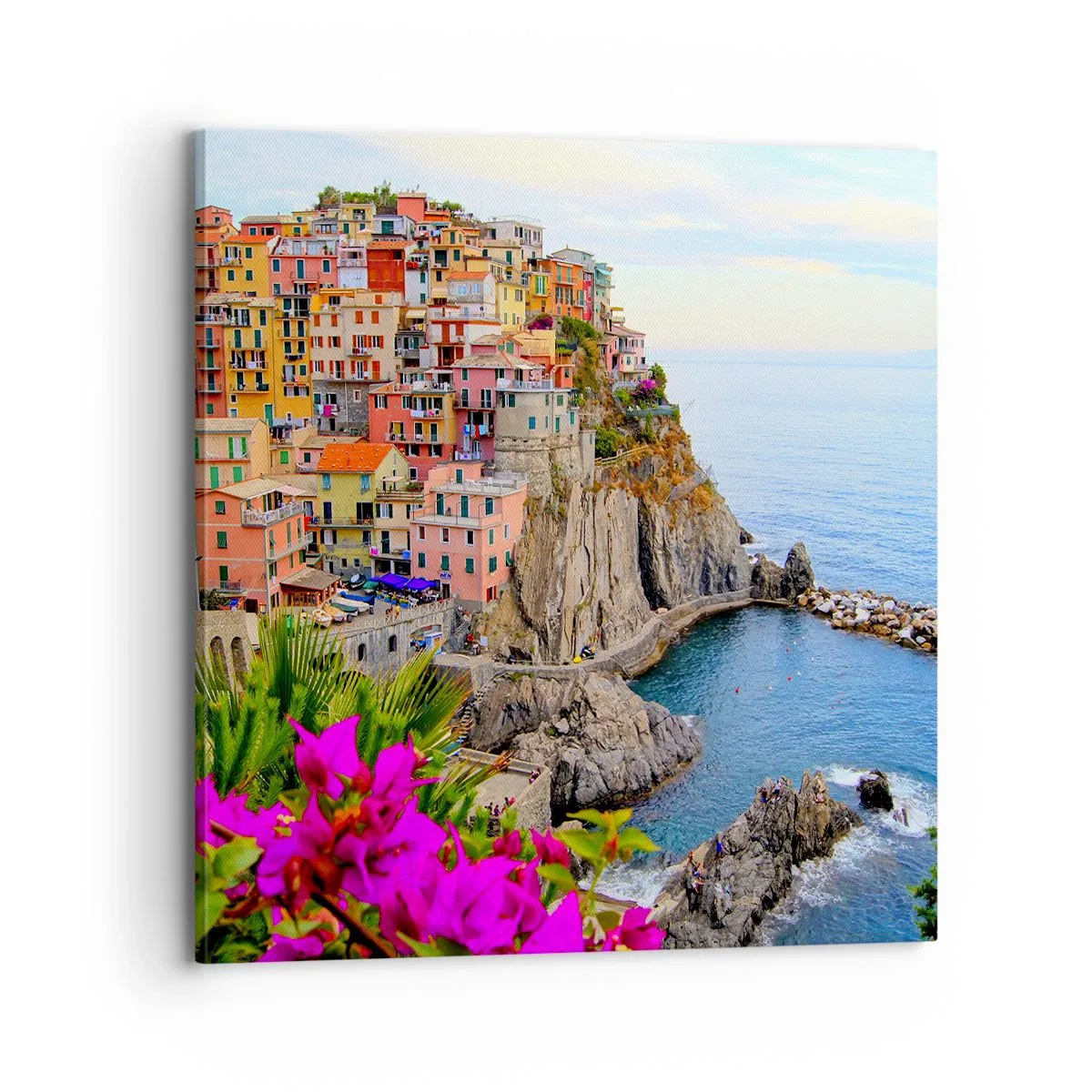 Vászonkép - Nevető város - 70x70 cm