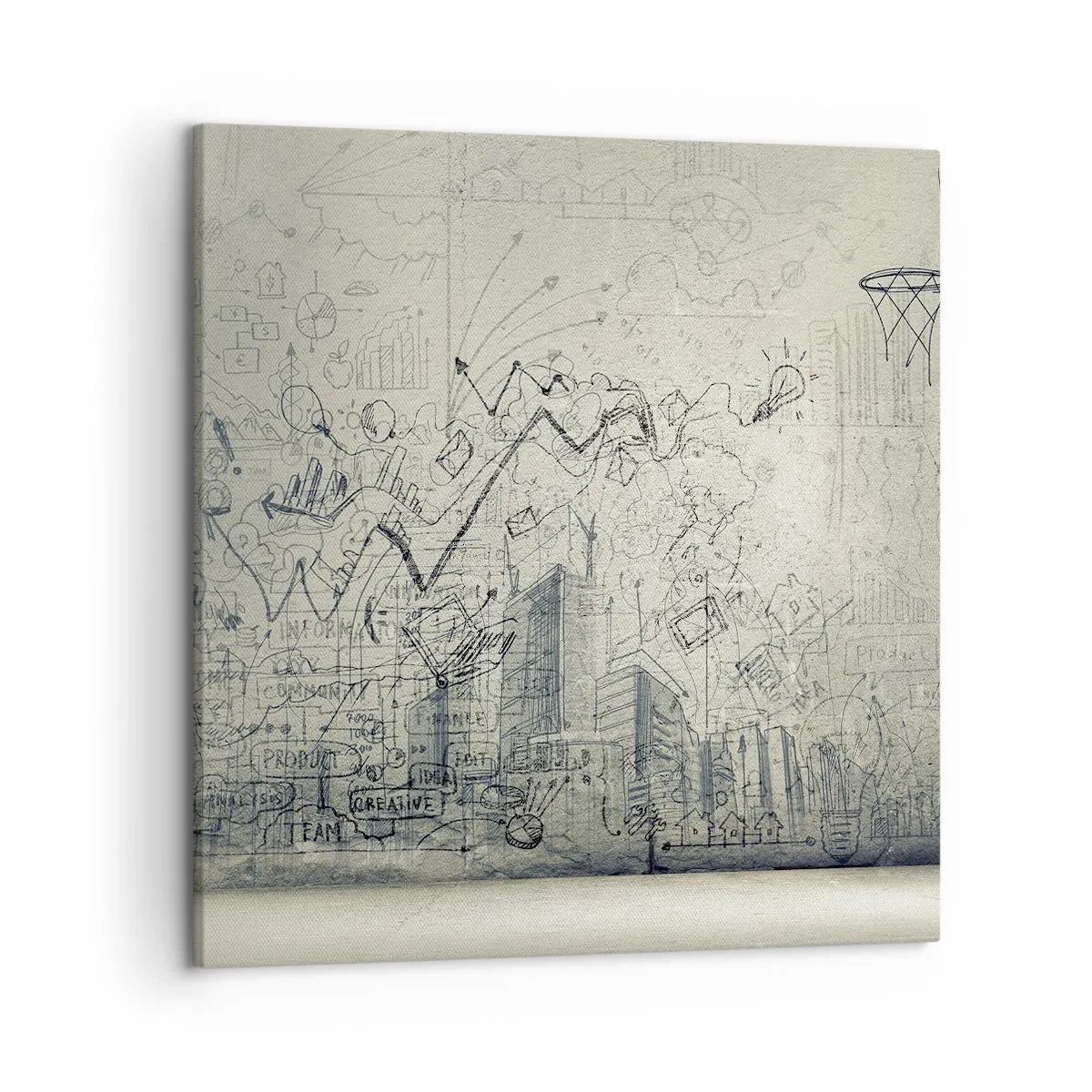 Vászonkép - A remek városi életem - 50x50 cm