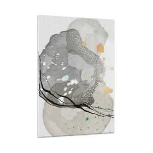 Üveg kép - Organikus kompozíció - 50x70 cm